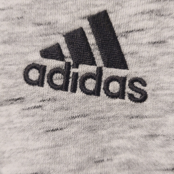 ADIDAS Space Dyed Gray Hoodie - Picture 4 of 9